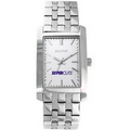 Bulova Men's Corporate Collection Silver Tone Watch W/ White Dial